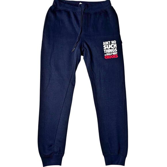 NWT Crooks & Castles Halfway Crooks Fleece Joggers Men’s M - Picture 1 of 8